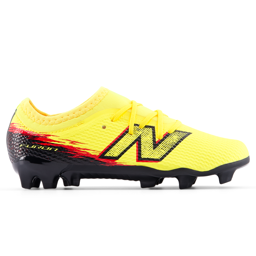 Gyermek focicipő New Balance FURON TEAM JNR FG V8 YF3F9FC – sárga