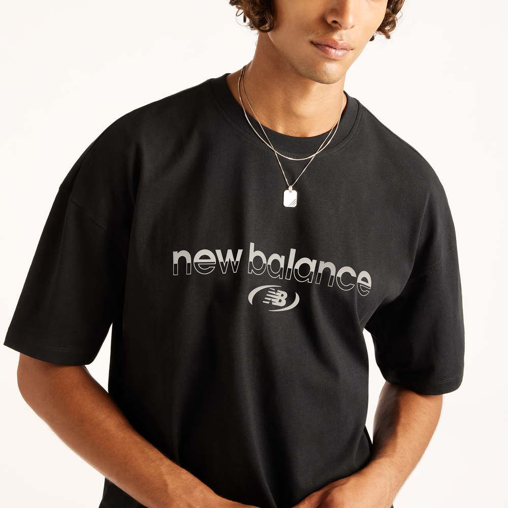 Férfi póló New Balance Trackside – fekete