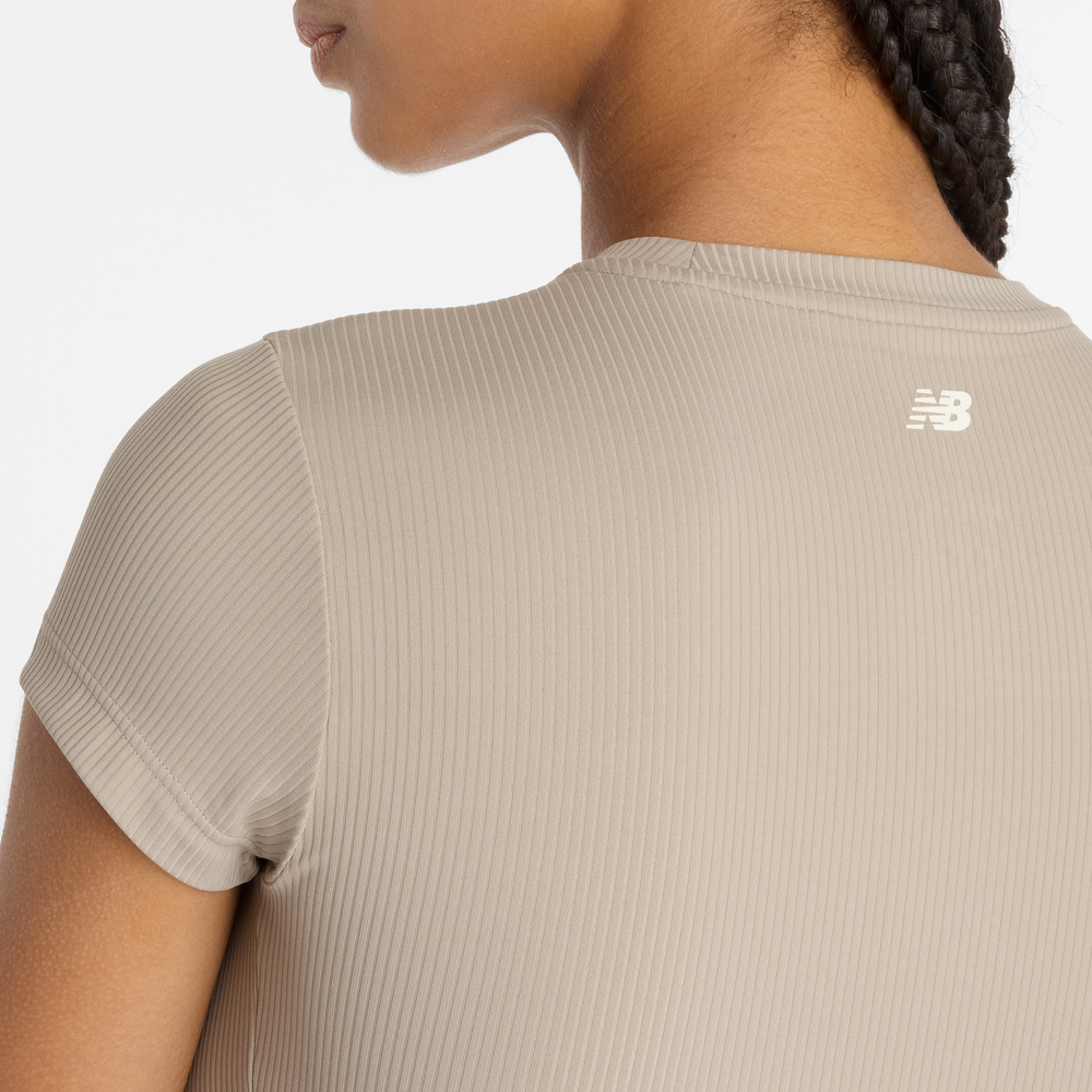 Női póló New Balance WT53125ADS – bézs