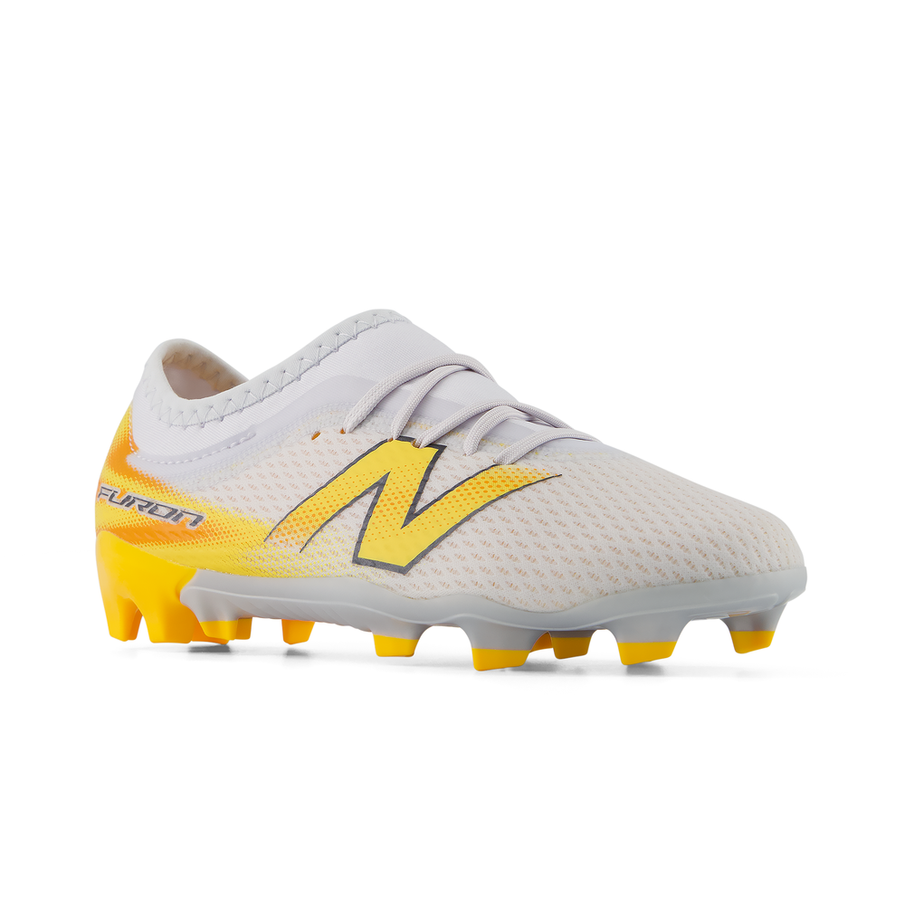 Gyermek focicipő New Balance FURON TEAM JNR FG V9 YF3F96W – narancssárga