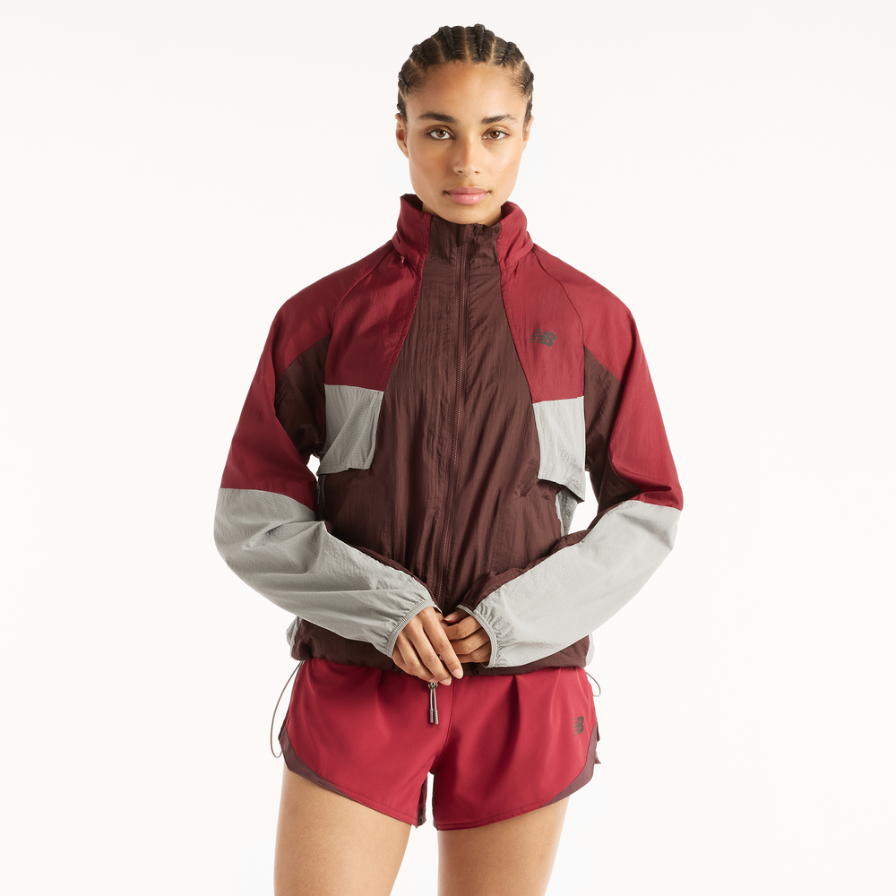 Sportdzseki New Balance WJ61J326YLR – bordó
