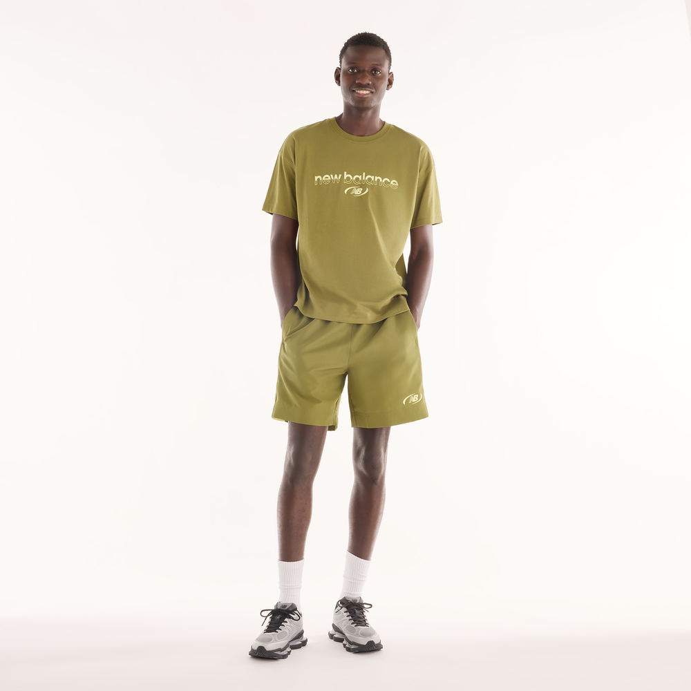 Férfi póló New Balance Trackside – sötétkék
