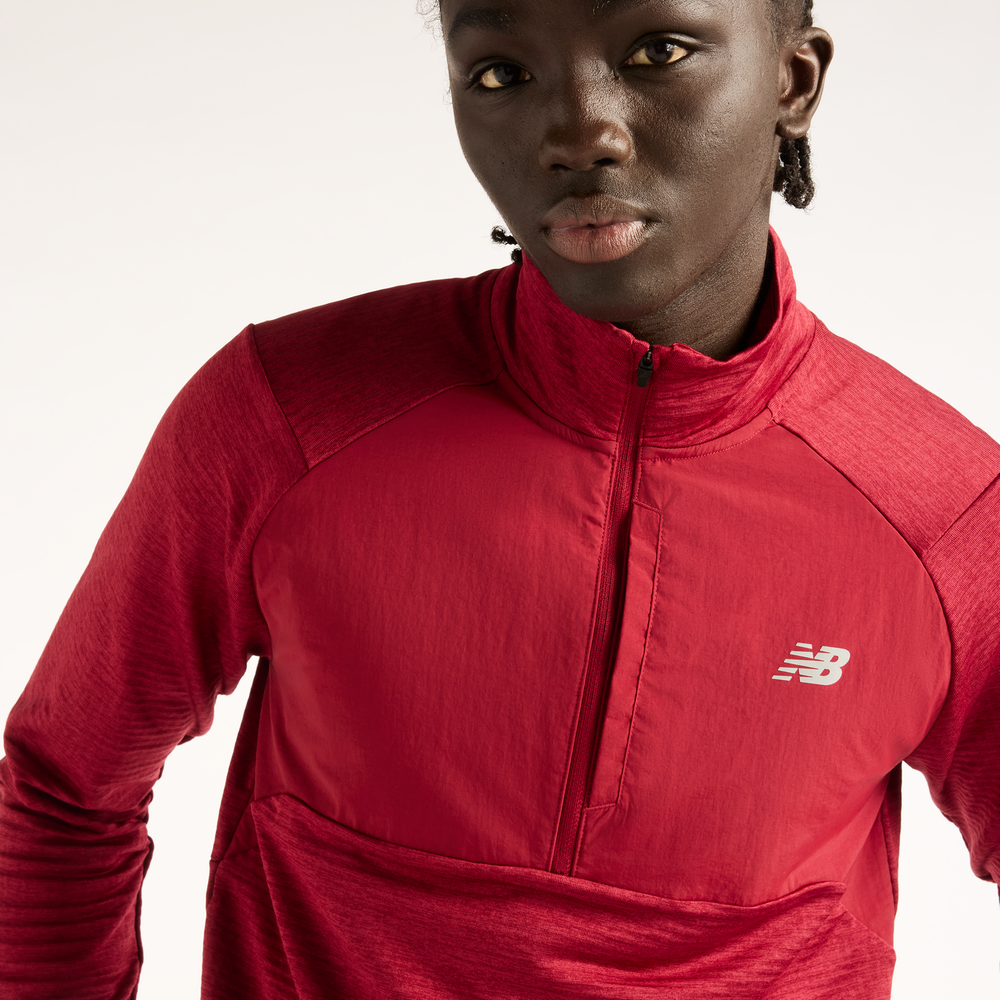Férfi felső New Balance RC Essential Heat Grid – piros