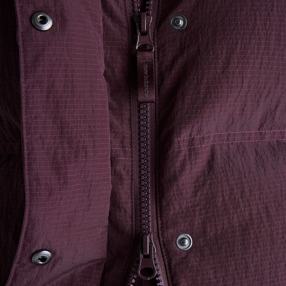 Női kabát New Balance Premium Puffer – bordó