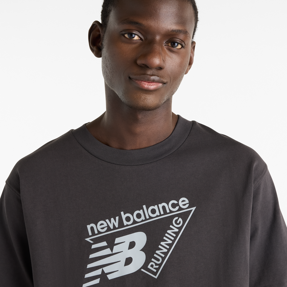Férfi póló New Balance Classic Tri-Logo – bordó