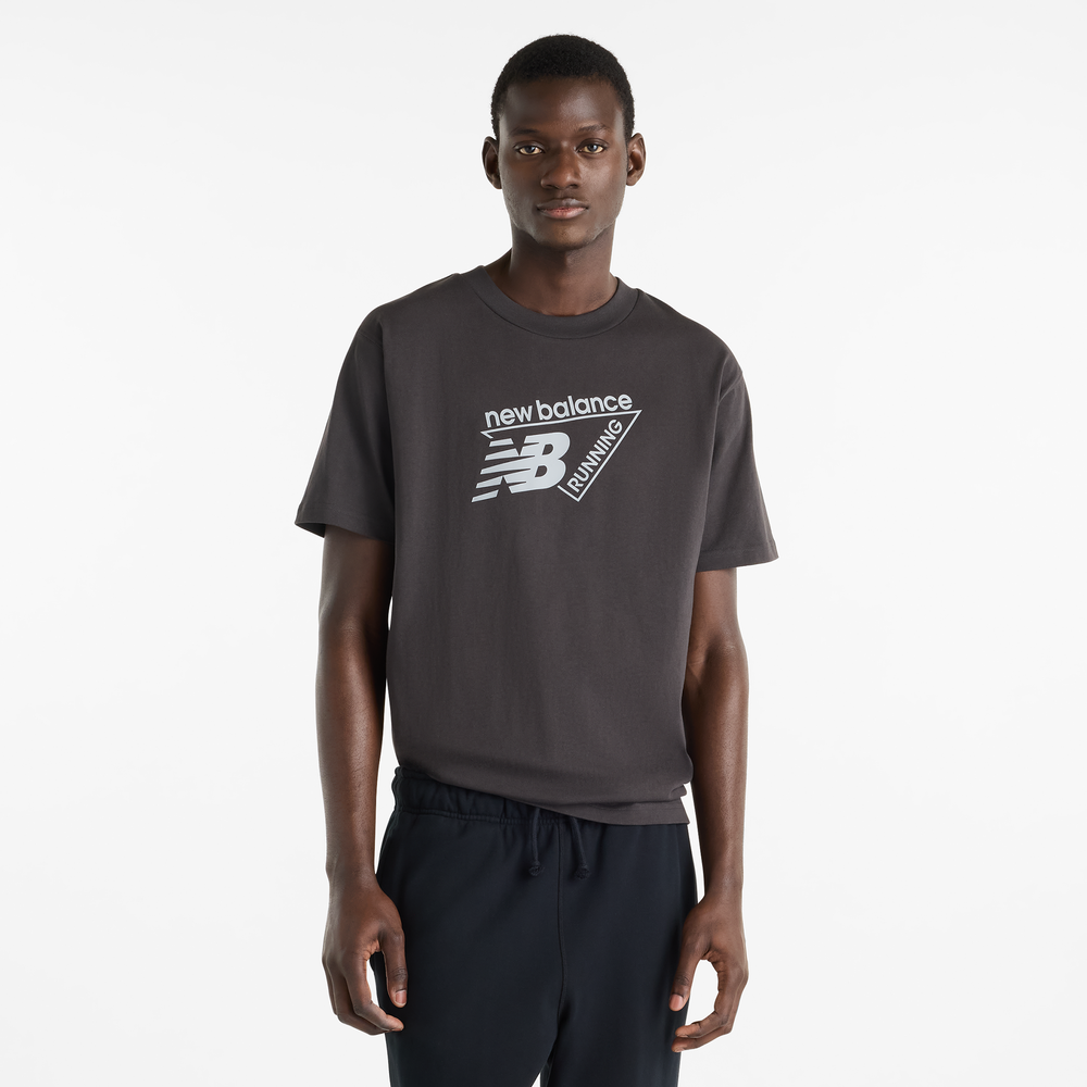 Férfi póló New Balance MT61N1YVBLK – szürke