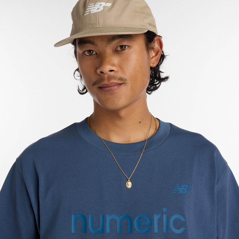 Férfi póló New Balance Numeric MT51955VTI – sötétkék