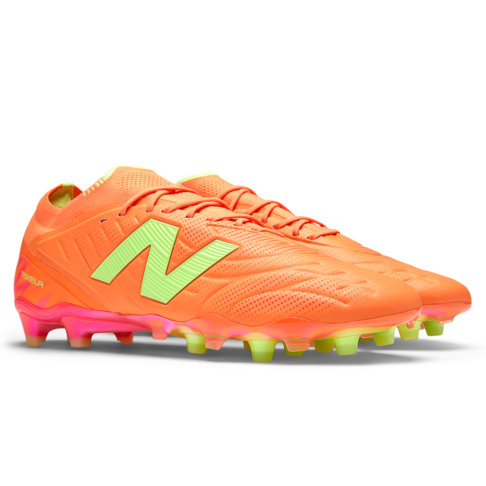 Férfi focicipő New Balance TEKELA ELITE FG V5 ST1FLTE5 – narancssárga