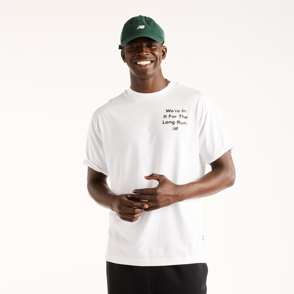 Férfi póló New Balance MT62R4SWWT – fehér