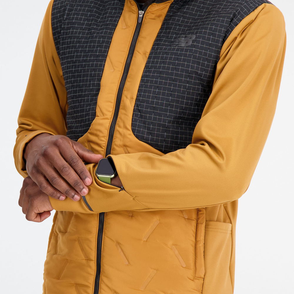 Férfi téli kabát New Balance MJ33256TOB – sárga