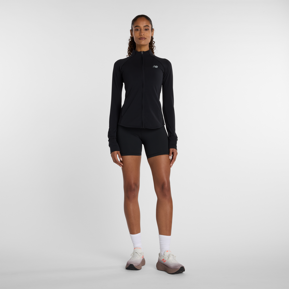 Női felső New Balance WJ53101BK – fekete