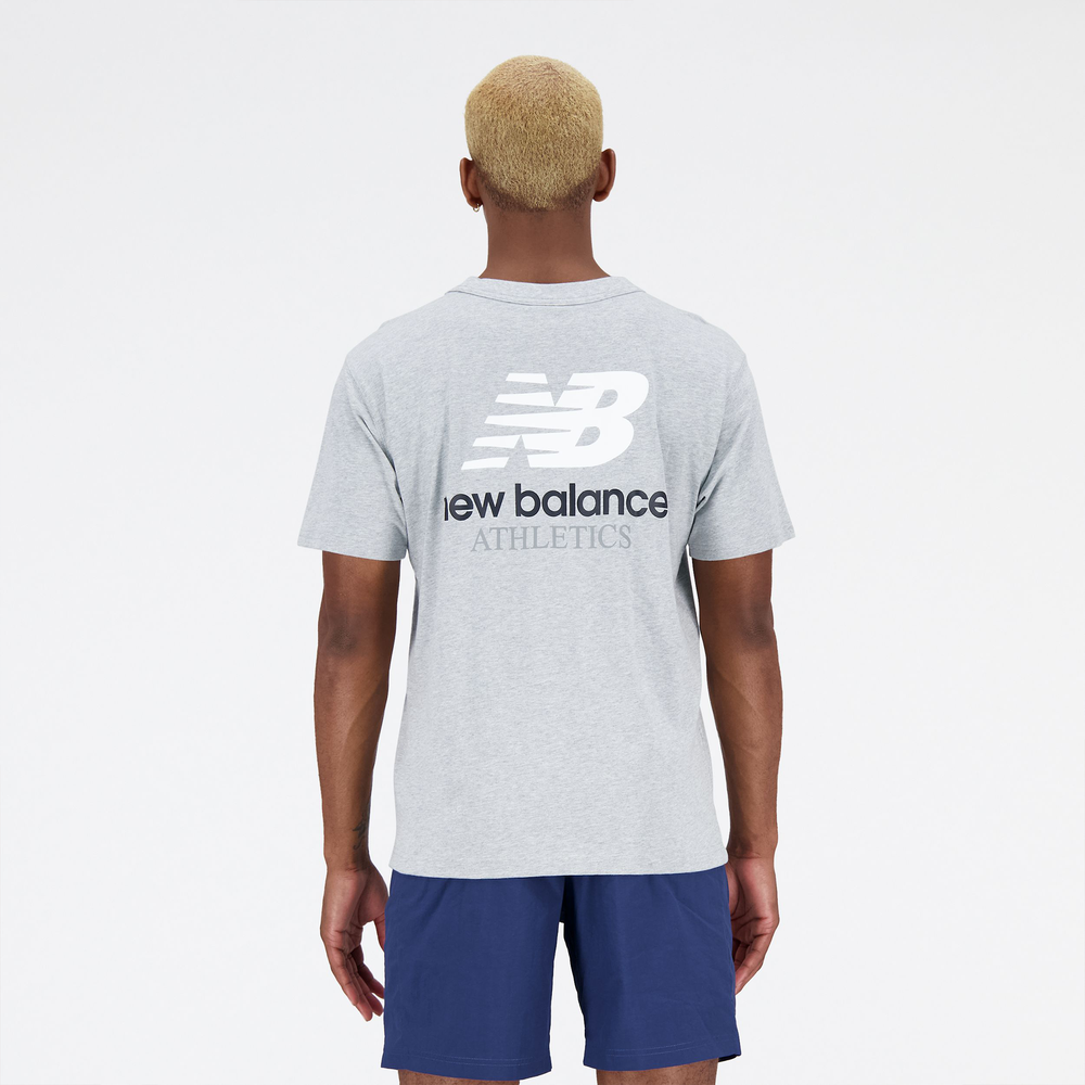 Férfi póló New Balance MT31504AG – szürke