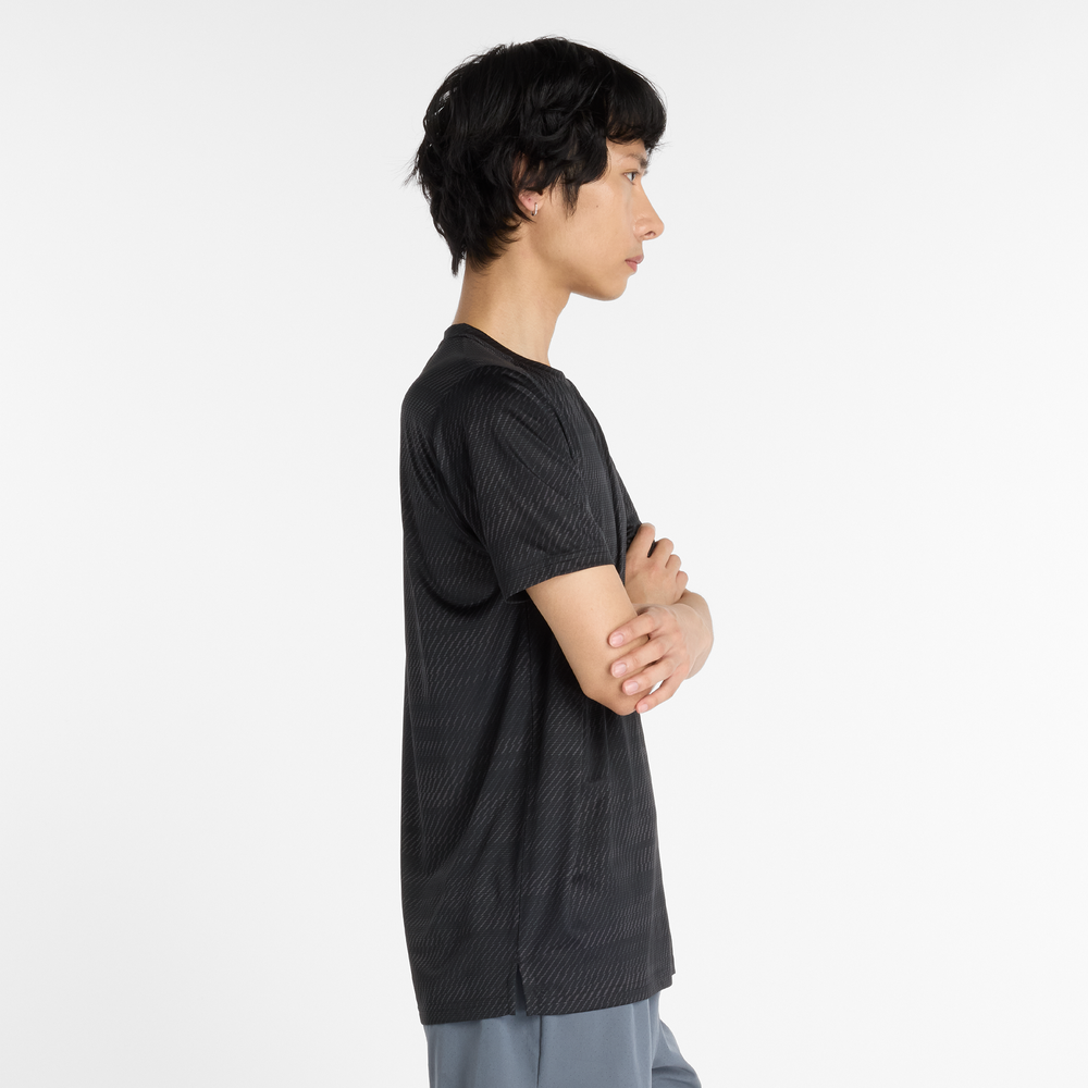 Férfi futópóló New Balance MT53217BK – fekete