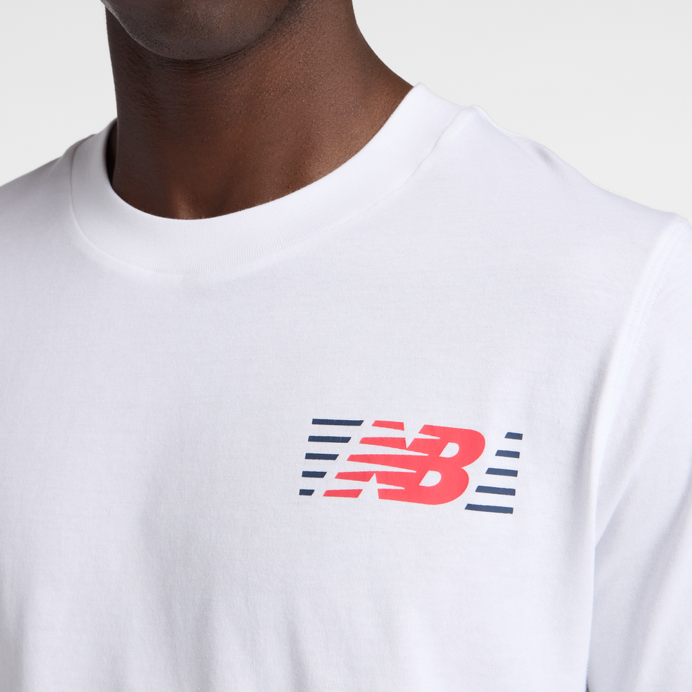 Férfi póló New Balance MT6179UMWT – fehér
