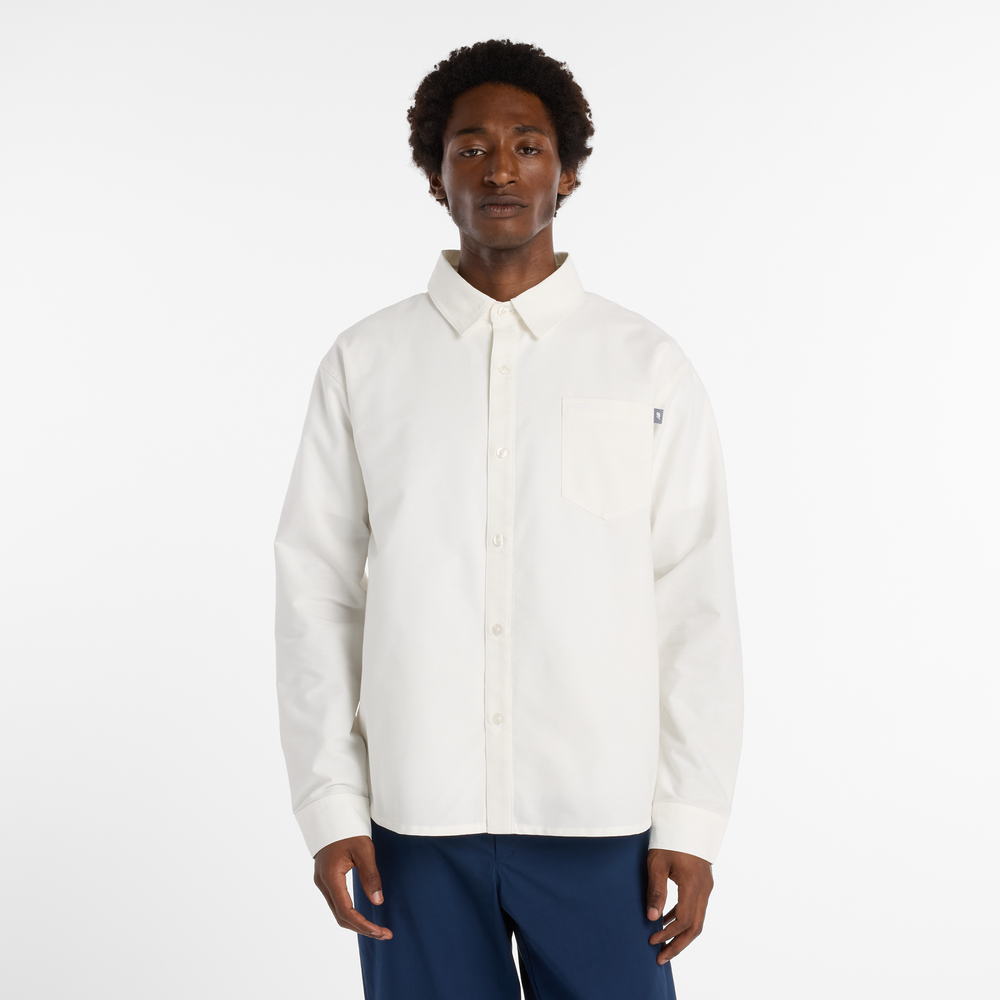 Férfi ing New Balance MT53523RFN – fehér