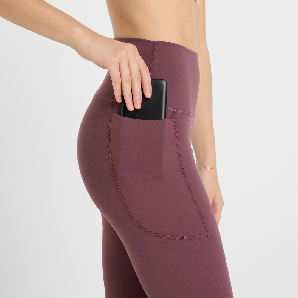 Női leggings New Balance WP51124FDP – bordó