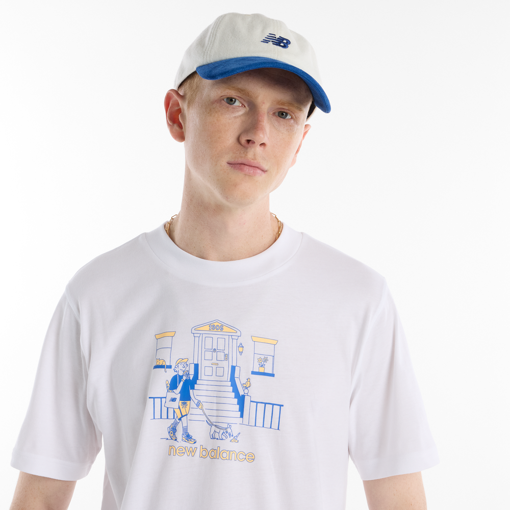 Férfi póló New Balance MT61Y0XJWT – fehér