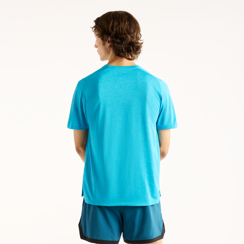 Férfi futópóló New Balance RC Essential – kék