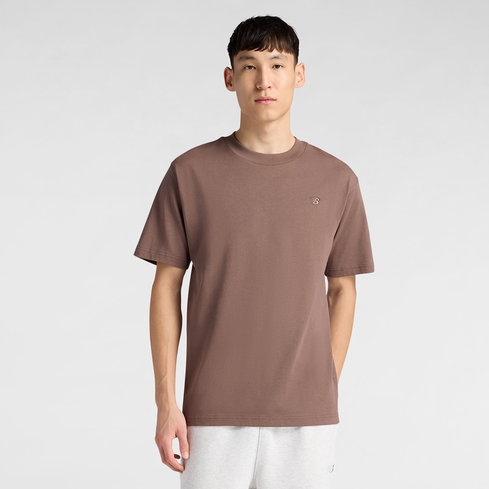 Férfi póló New Balance MT41533ABP – barna