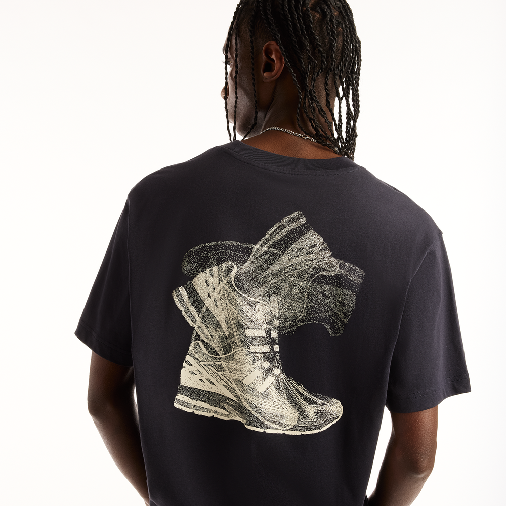 Férfi póló New Balance Foggy Daze 1906 – fekete