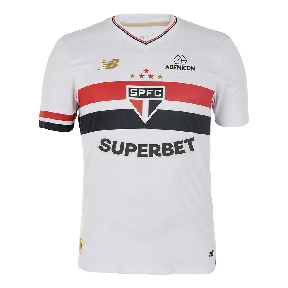Férfi póló New Balance Sao Paulo FC MT831834HME – fehér