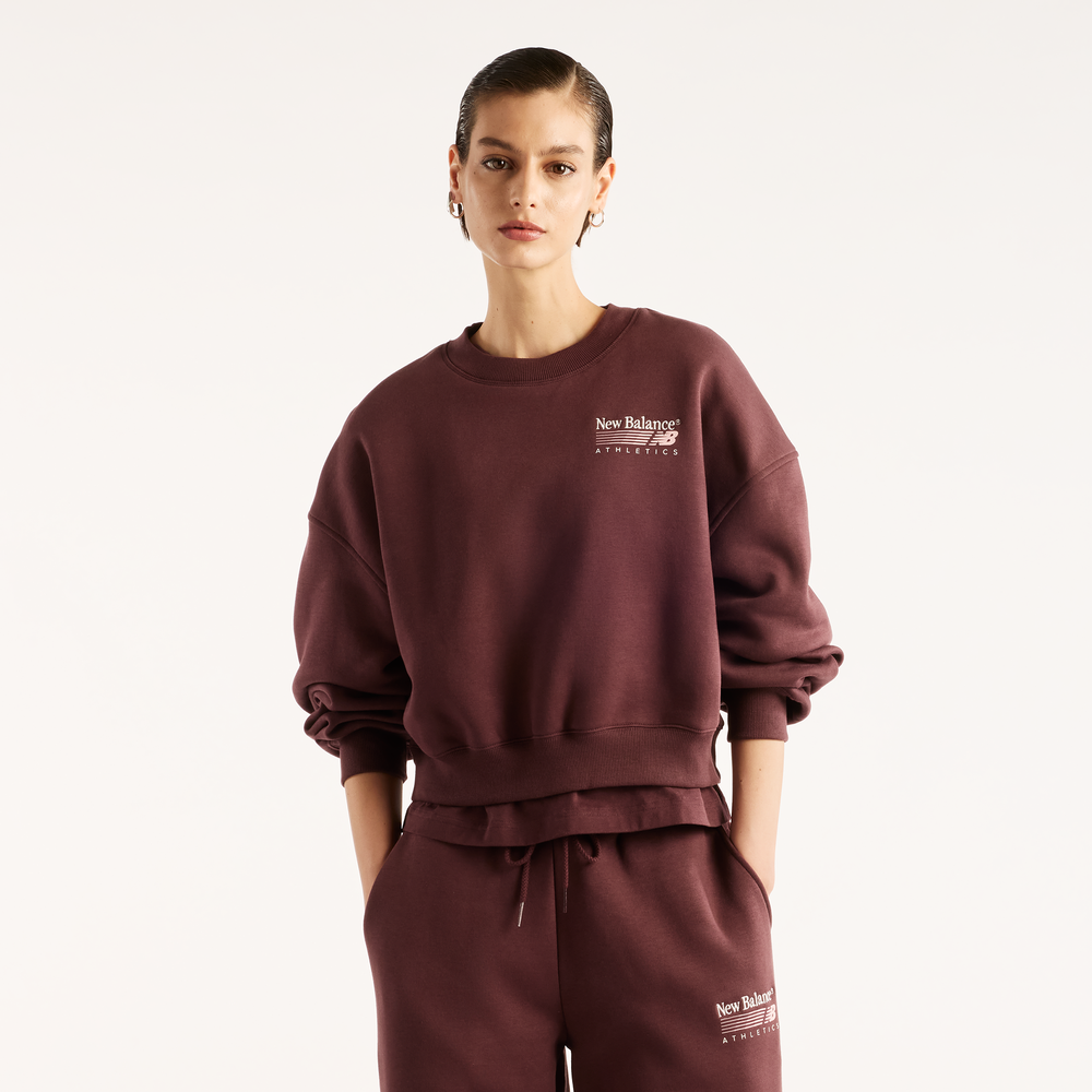 Női felső New Balance WT62T7JOYLR – bordó