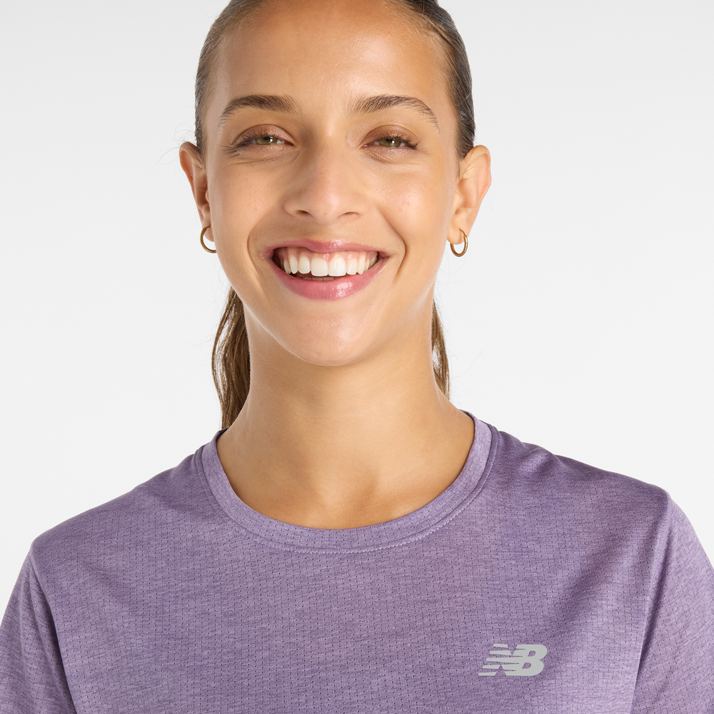 Női póló New Balance WT41253AB7  – lila