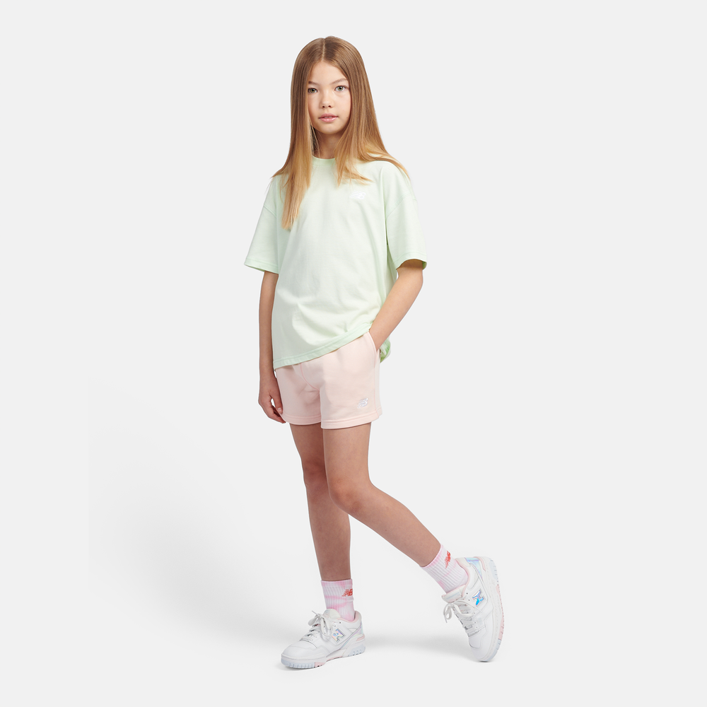 Gyerek póló New Balance LAKG0001MEW – menta