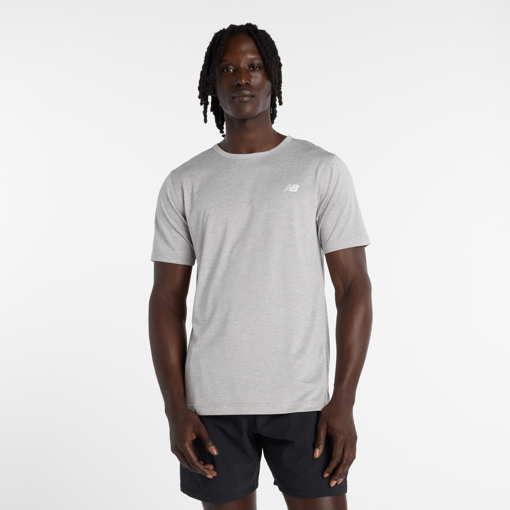 Férfi futópóló New Balance MT61O0U4AG – szürke