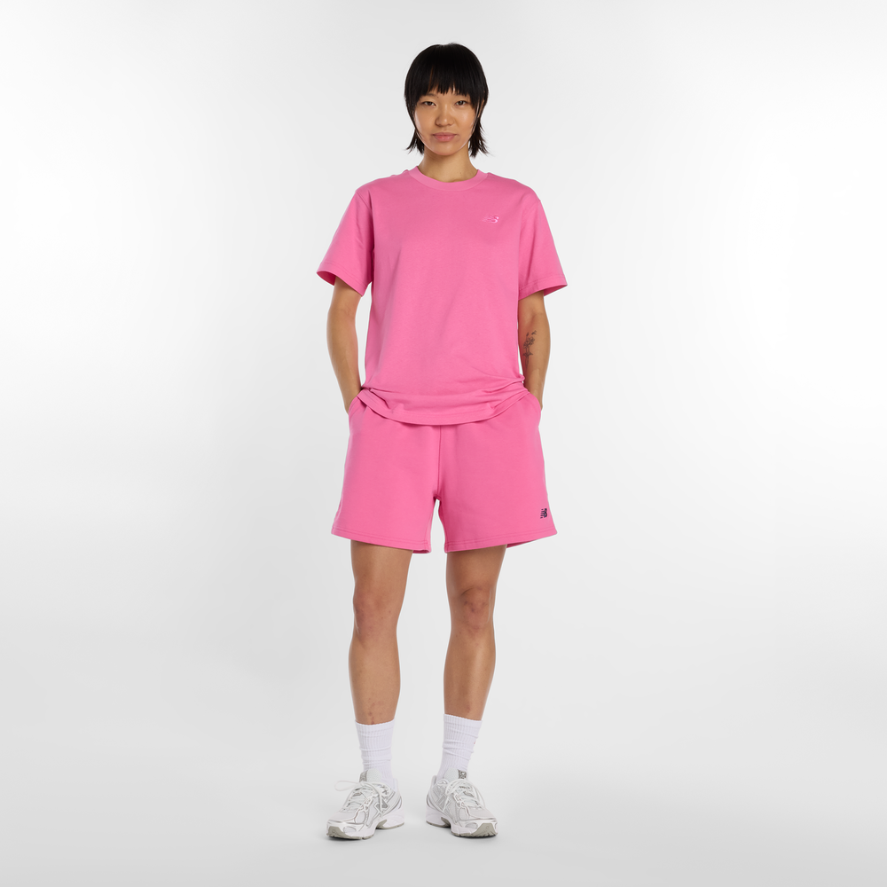 Női rövidnadrág New Balance WS41508AAC – rózsaszín