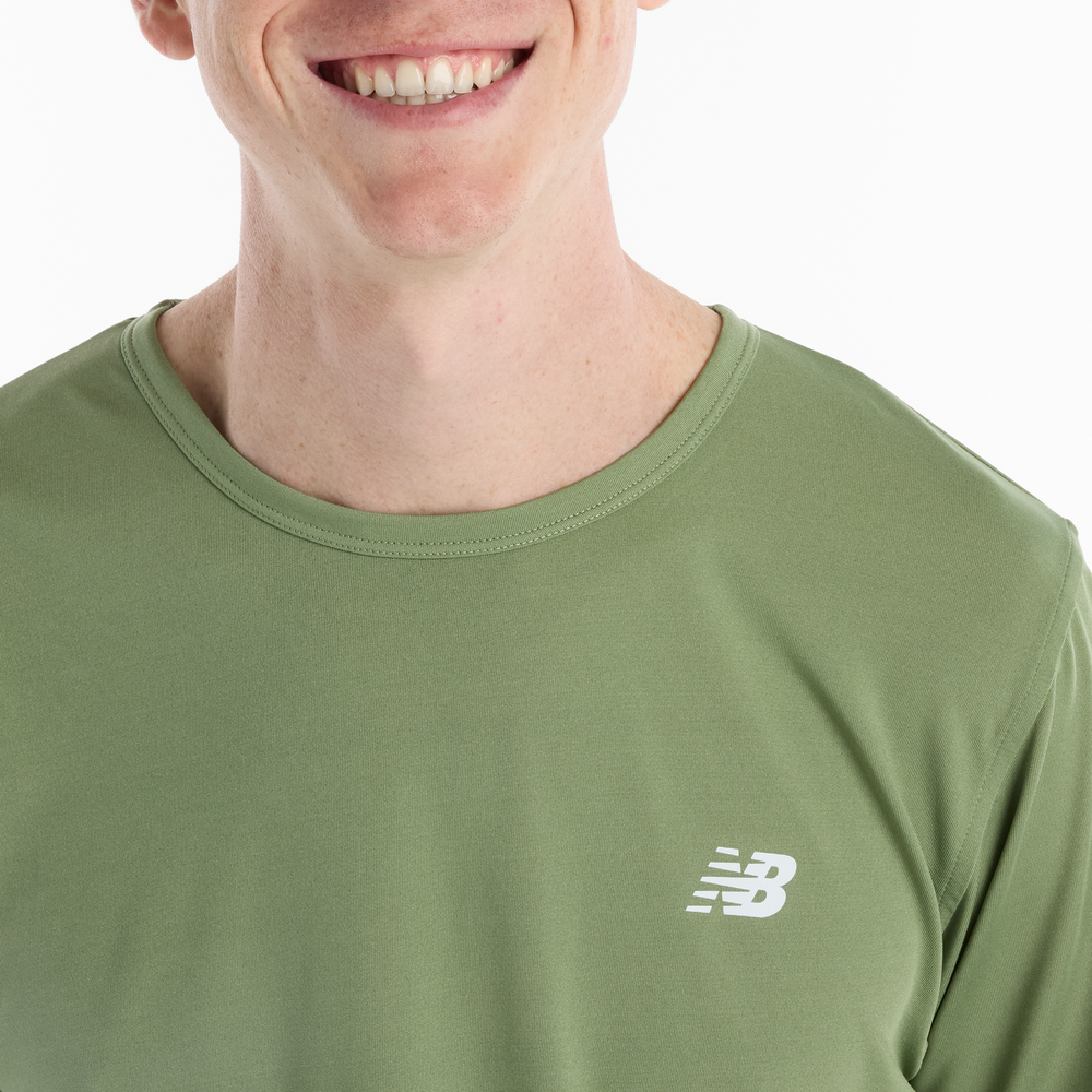 Férfi futópóló New Balance MT61O0U4AAR – zöld