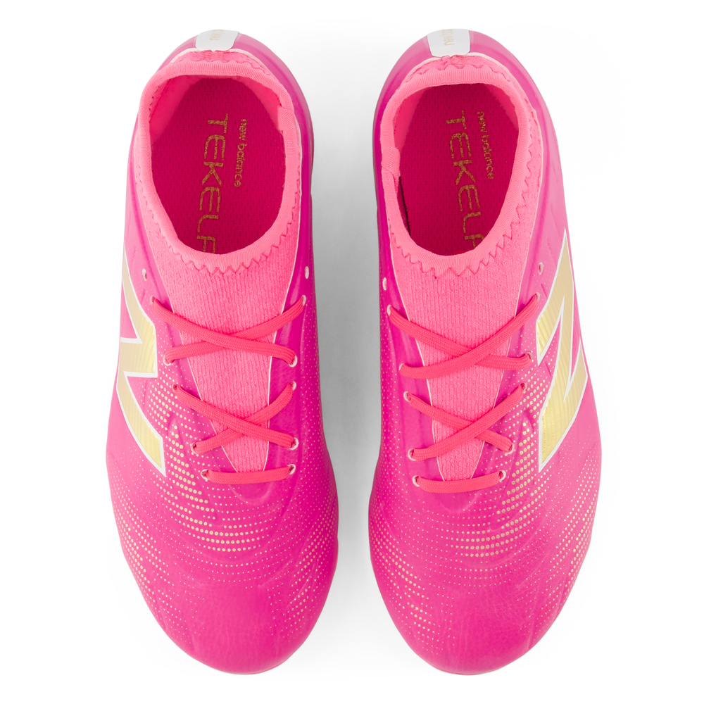 Focicipő gyerekeknek New Balance TEKELA TEAM LOW JNR FG V5 YT3FL6OG – rózsaszín