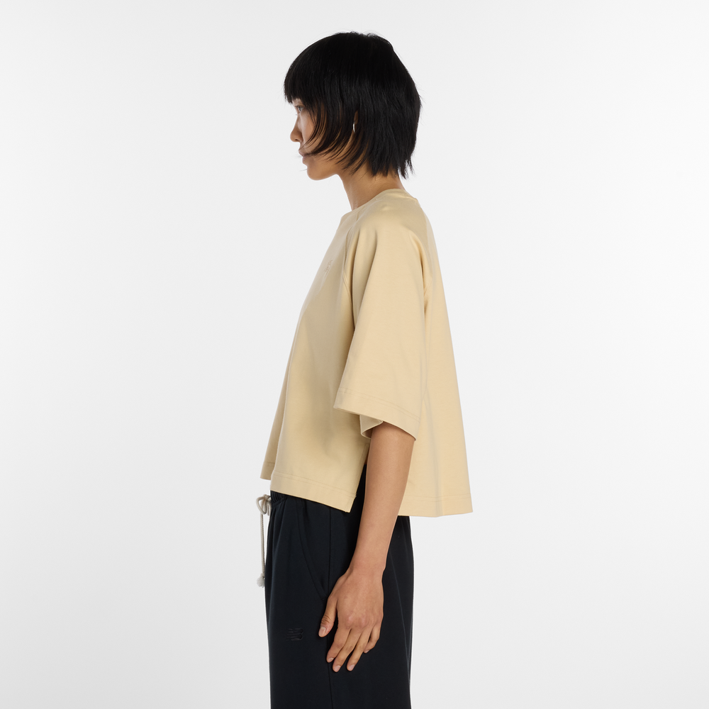 Női póló New Balance WT6147DDABC – sárga