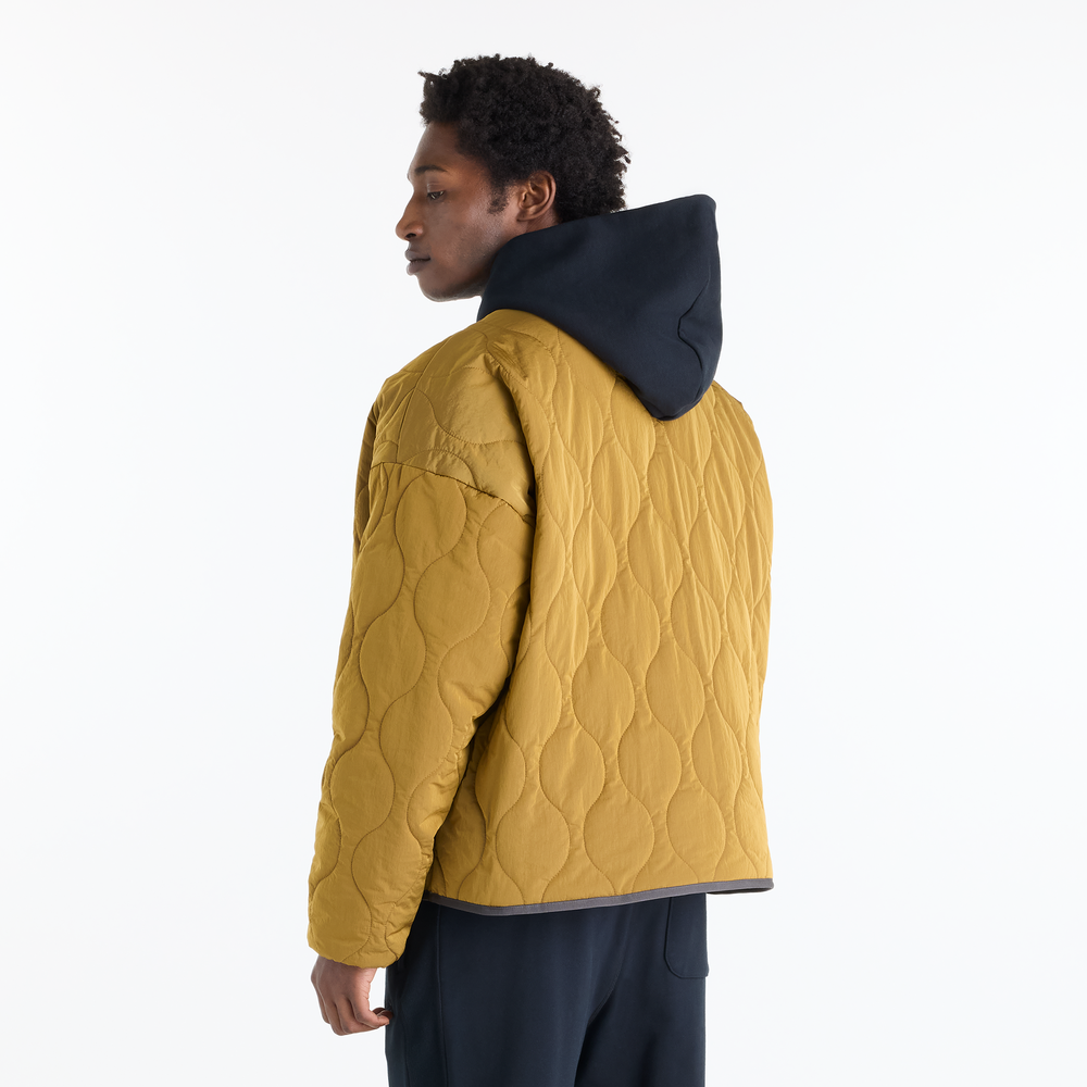 Férfi kabát New Balance Quilted Bomber – sárga