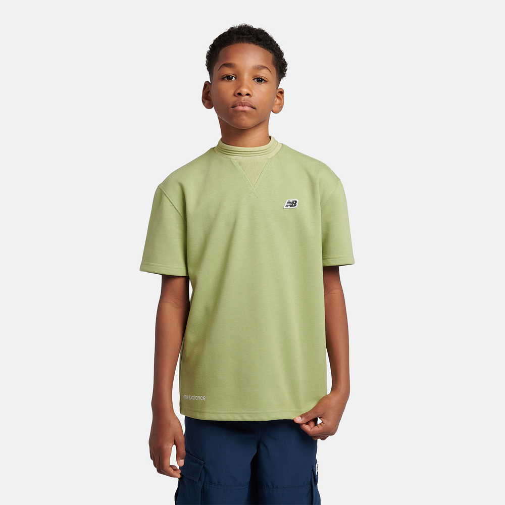 Gyerek póló New Balance LAKB0191EEN – zöld