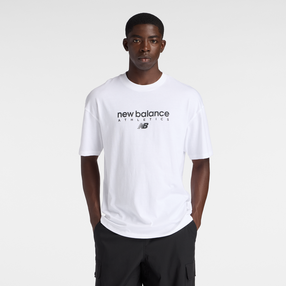 Férfi póló New Balance MT61D0U5WT – fehér