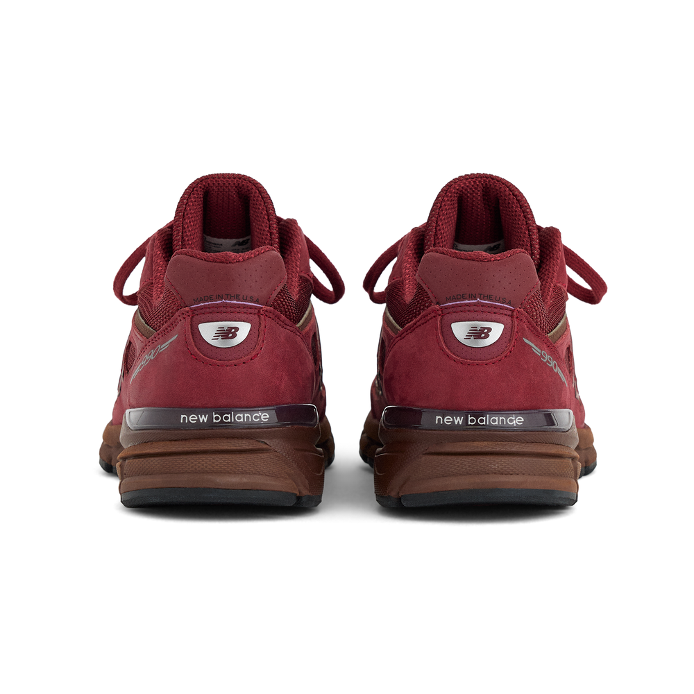 Unisex cipő New Balance U990BR4 – bordó