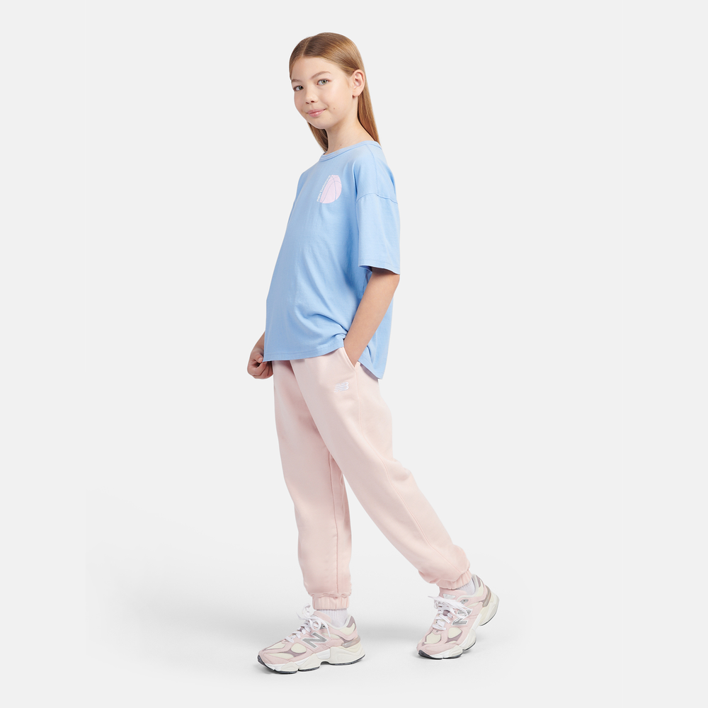 Gyerek nadrágok New Balance LAKG0058PIE – rózsaszín