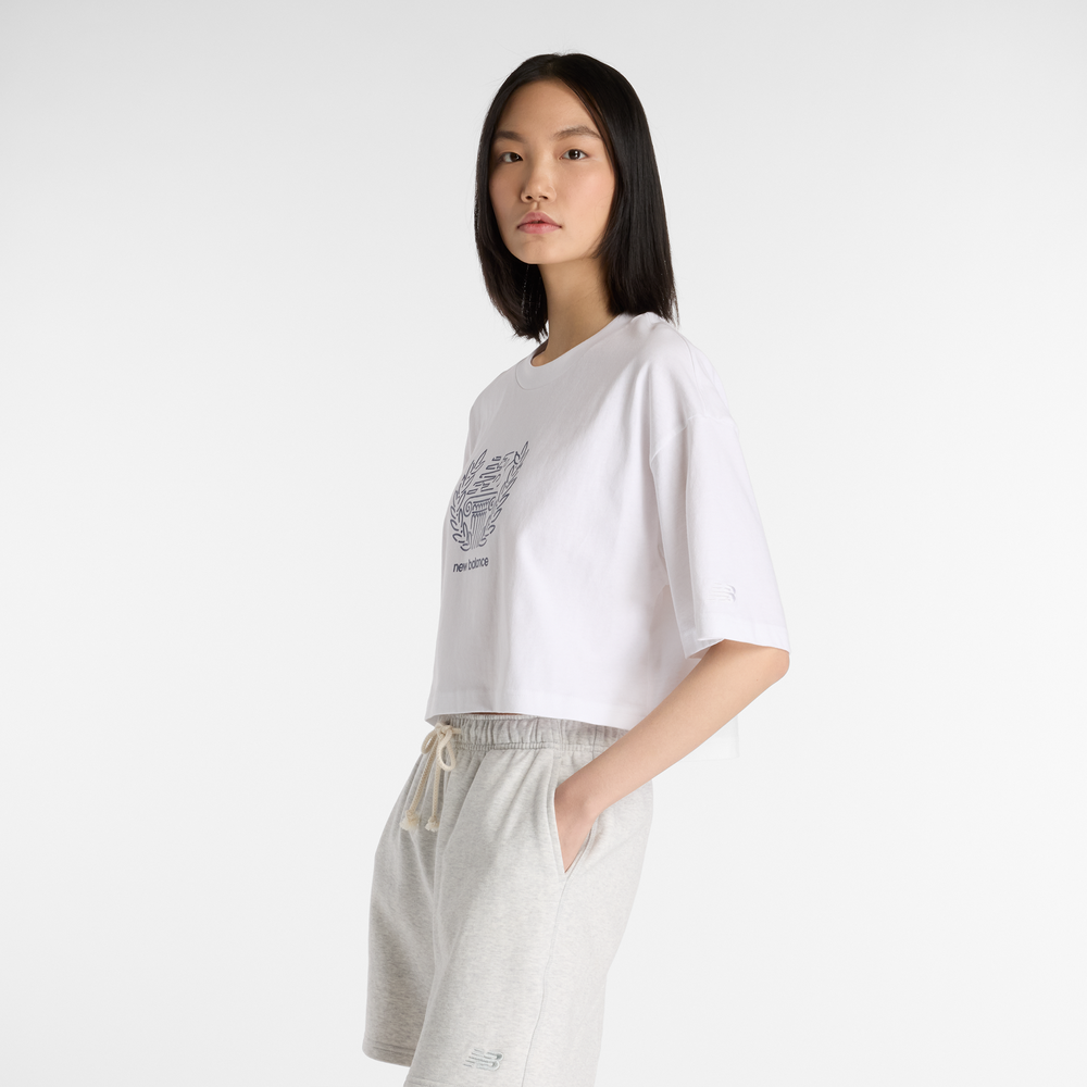 Női póló New Balance WT51935WT – fehér