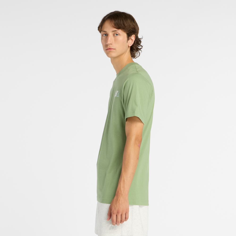 Férfi póló New Balance MT6179UMAAR – zöld