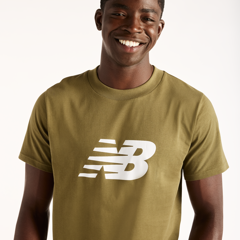 Férfi póló New Balance Sport Logo – bézs
