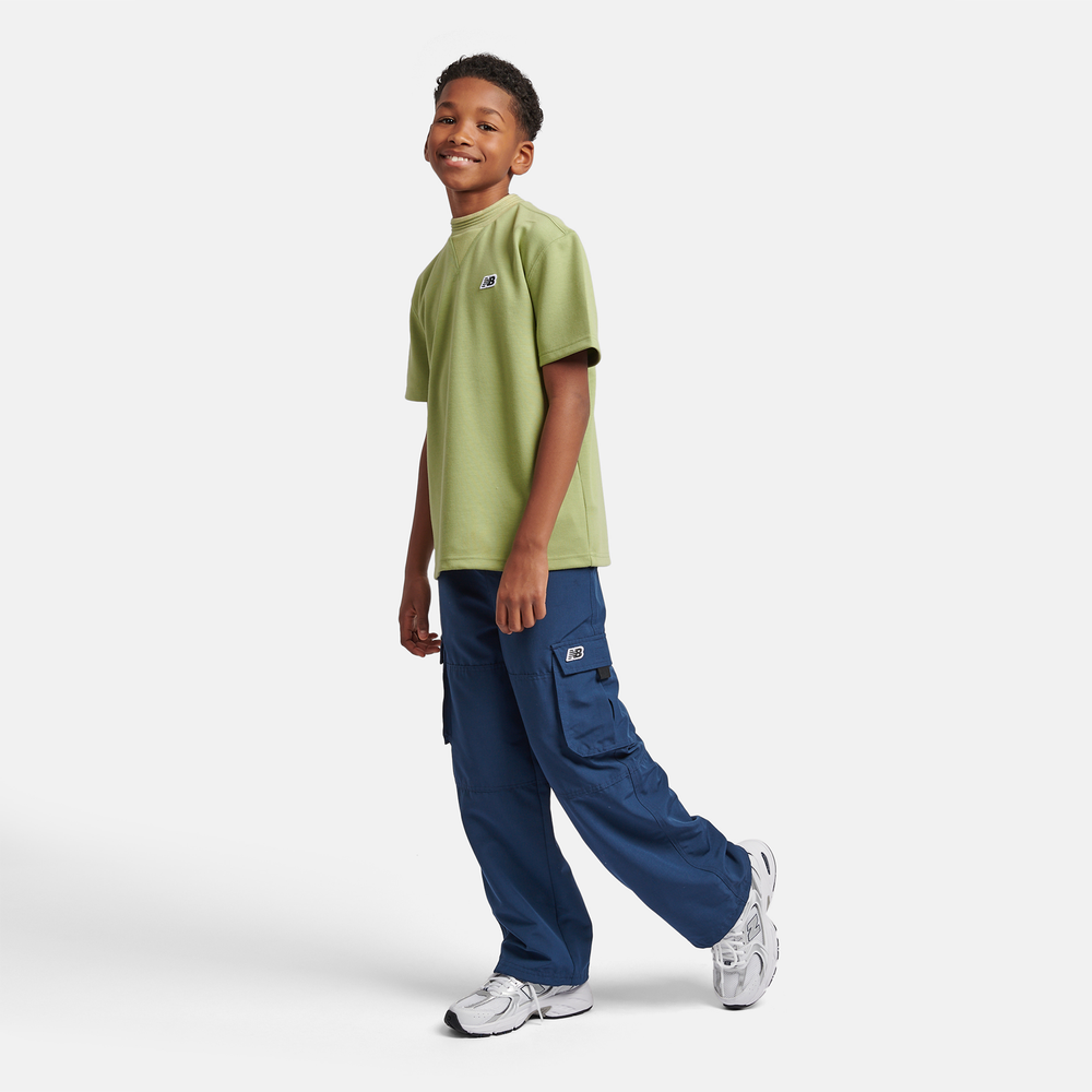 Gyerek póló New Balance LAKB0191EEN – zöld