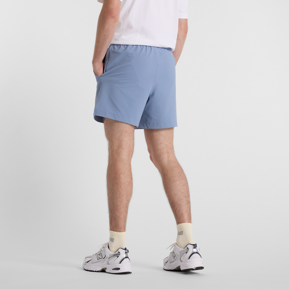 Férfi futónadrág New Balance MS51402DUS – kék