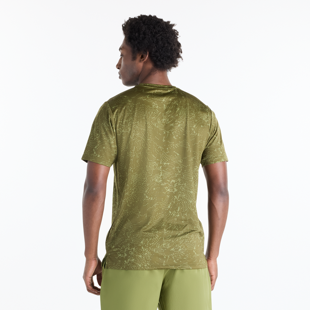 Férfi futópóló New Balance Sport Essential – zöld