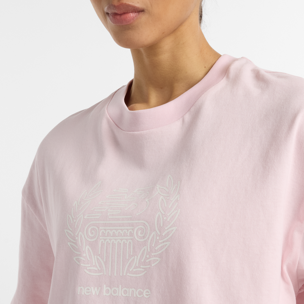 Női póló New Balance WT51935RSG – rózsaszín