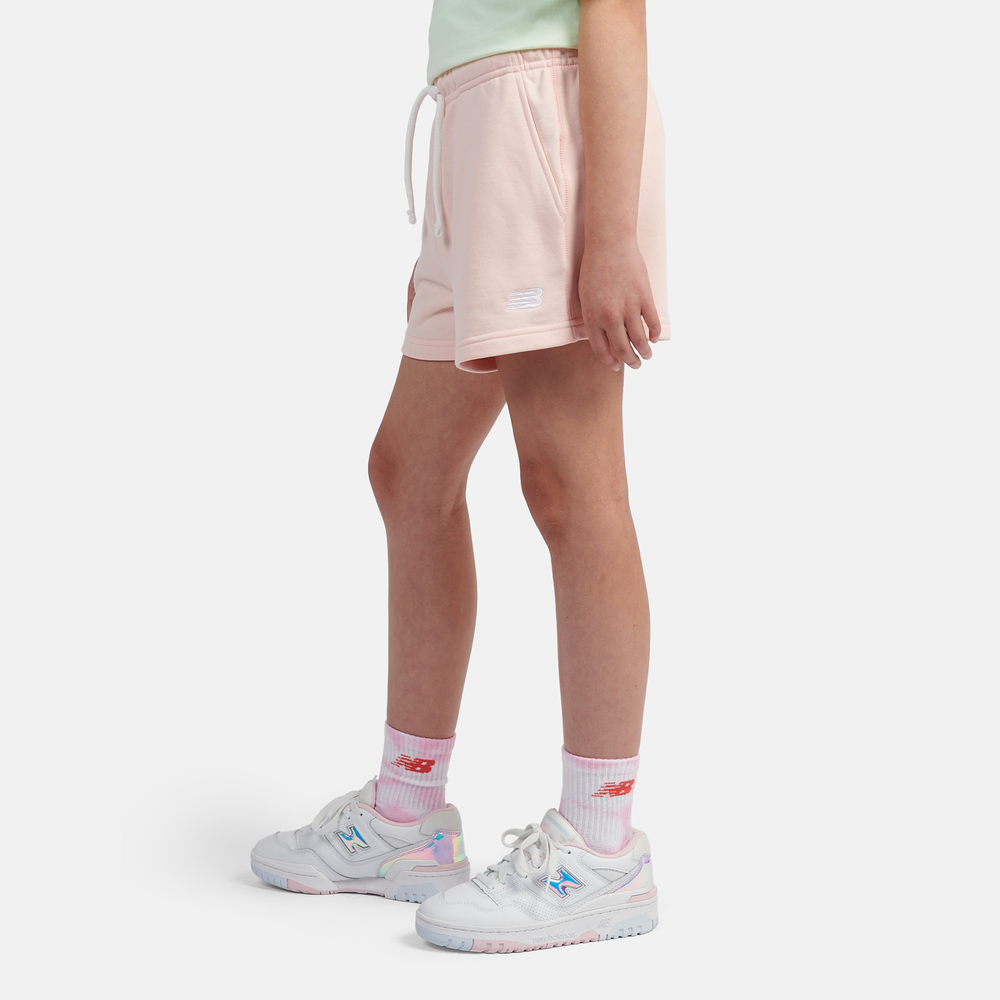 Gyermek rövidnadrág New Balance LAKG0006PIE – rózsaszín