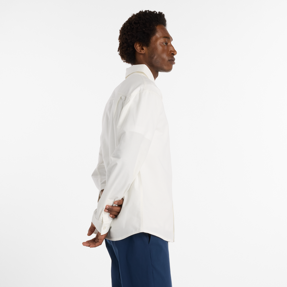Férfi ing New Balance MT53523RFN – fehér
