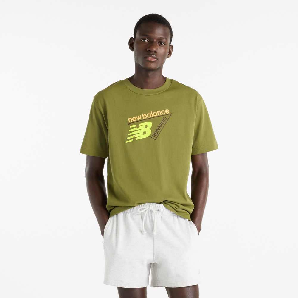 Férfi póló New Balance MT61N1YVGEE – zöld