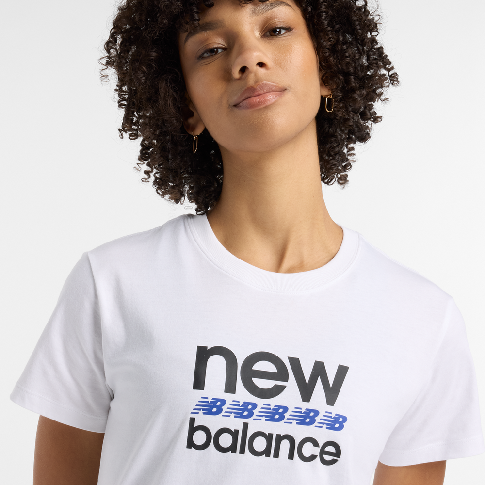 Női póló New Balance WT51540WT – fehér