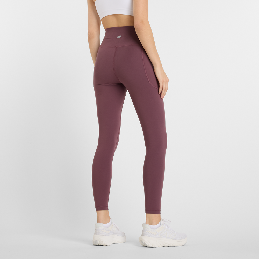 Női leggings New Balance WP51124FDP – bordó